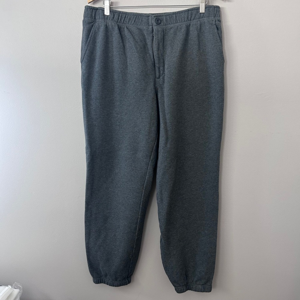 L.L.Bean Sweatpants Mens XL Tall Gray Cotton Blend Joggers Drawstring Pockets